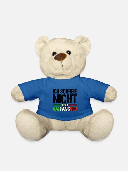Italien Italiener Vaffanculo - Teddy - Königsblau