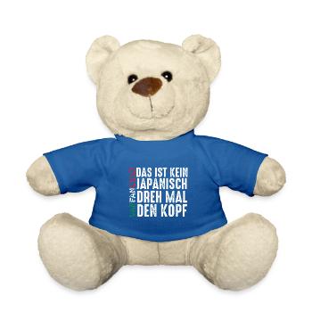 Italy Italian Vaffanculo - Teddy Bear - royal blue - Front