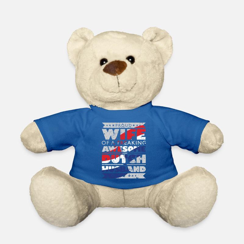 Stolze Frau eines holländischen Mannes - Teddy - Königsblau