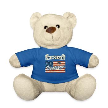 Im Not Old Im Vintage Funny Senior Mens Gift Dad F - Teddy - Königsblau - Vorne