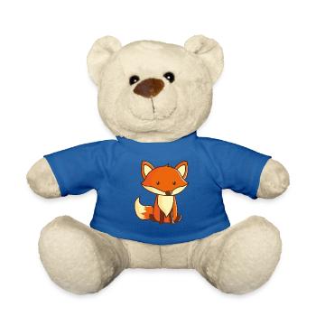Cadeau drôle de renard pour petite-fille fille qui aime - Nounours - bleu roi - Devant