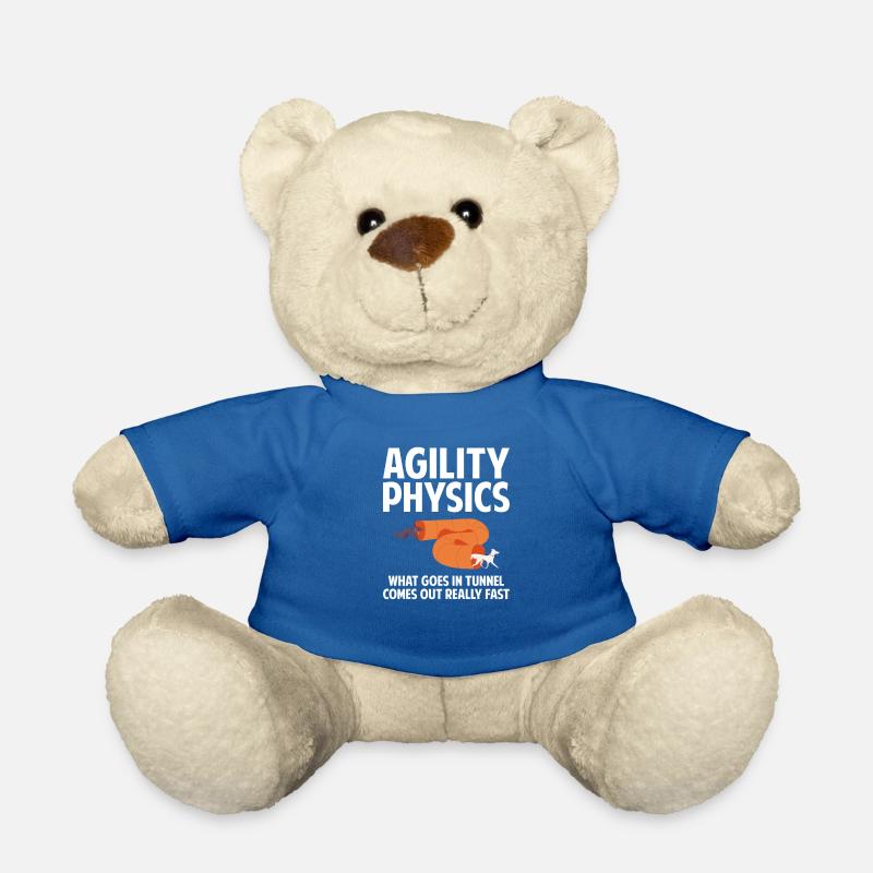 Dog agility physics, agility dog - Nounours - bleu roi