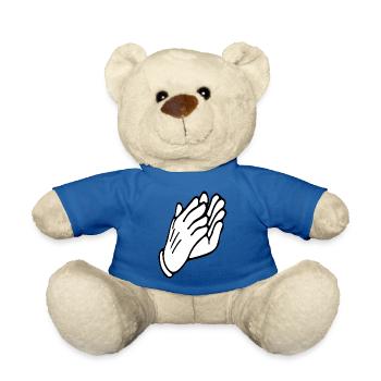 CLAP Livestream Emote - Teddy - Königsblau - Vorne