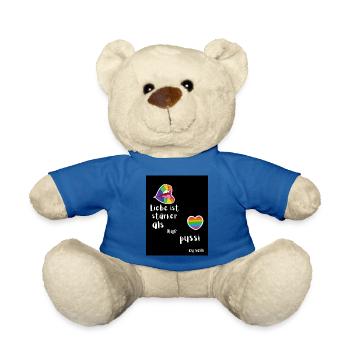 Bunt Regenbogenfarben bild - Teddy - Königsblau - Vorne