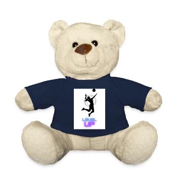 Level Up Volleyball - Teddy Bear - french navy - Front