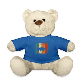 vintage Binturong - Teddy - Königsblau - Vorne