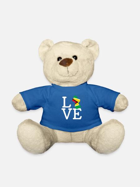 guyana love, guyana - Teddy - Königsblau