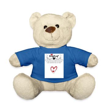 Danke Mama - Teddy - Königsblau - Vorne