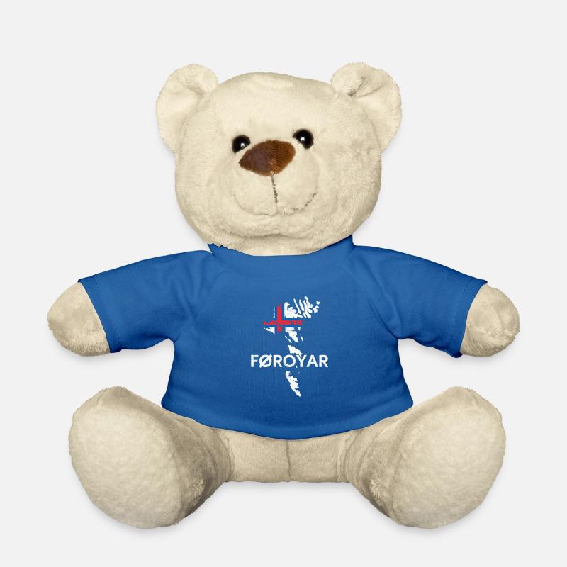 faroe islands, flag faroe islands - Teddy - Königsblau