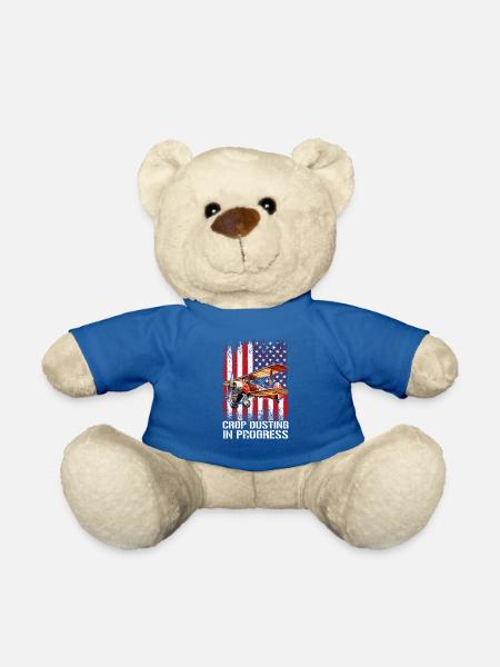 certified crop duster - Teddy - Königsblau