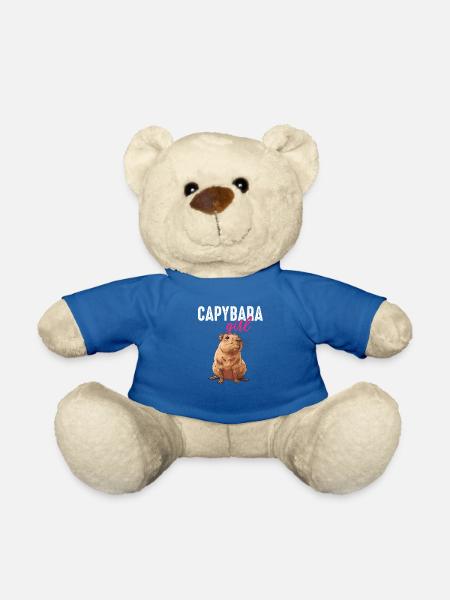 Capybara girl - Teddy - Königsblau