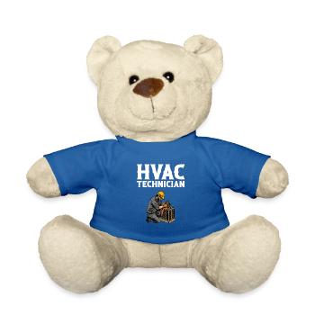HVAC Technician, american flag HVAC - Teddy - Königsblau - Vorne
