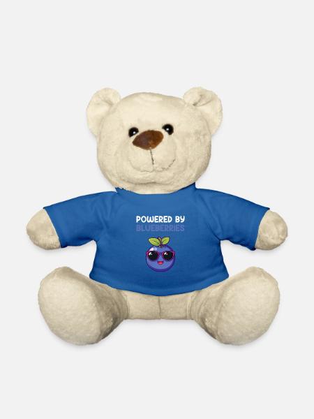 powered by blueberries, blueberry - Teddy - Königsblau