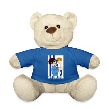 Soy charrua, uruguayan girl uruguay - Teddy - Königsblau - Vorne
