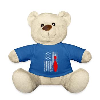 bowling american flag bowling - Teddy - Königsblau - Vorne