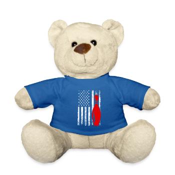 bowling american flag bowling - Teddy - Königsblau - Vorne
