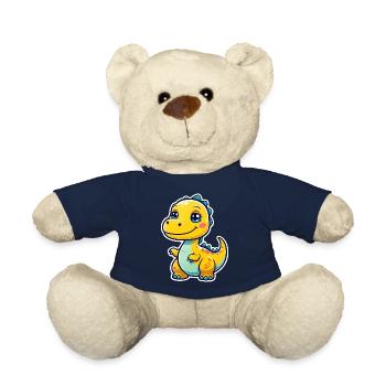 Dino - Teddy Bear - french navy - Front