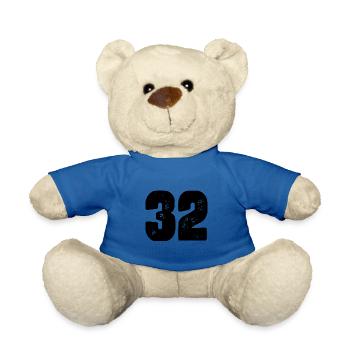 32 Zahl Trikot - Teddy - Königsblau - Vorne