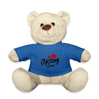 Cycling Crew Heart - Teddy Bear - royal blue - Front