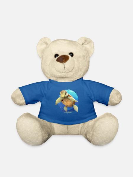 Die Meeresschildkröte, Mira das Meermädchen - Teddy - Königsblau