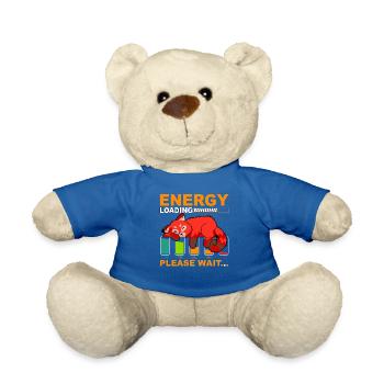 Energy Loading Please wait - Teddy - Königsblau - Vorne