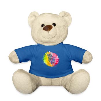 Boxer - Teddy Bear - royal blue - Front