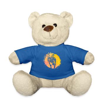 Bouledogue français - Nounours - bleu roi - Devant