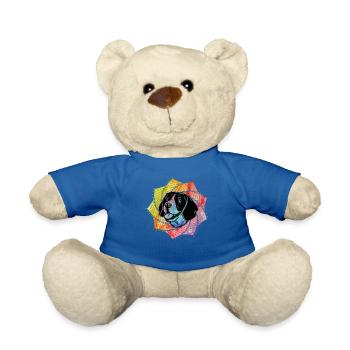 Chien Beagle - Nounours - bleu roi - Devant