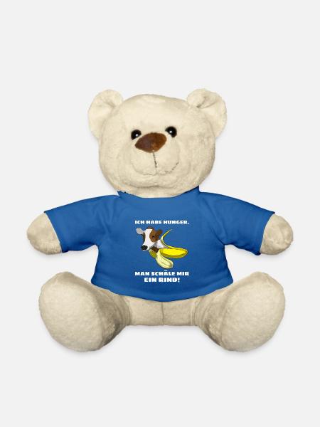 Ich habe Hunger Man schäle mir ein Rind Fleisch - Teddy - Königsblau