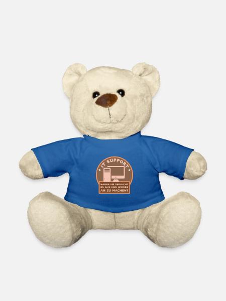 Computer - Tech Support - Teddy - Königsblau