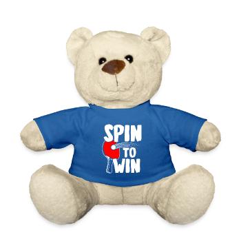 Spin to win Tischtennis - Teddy - Königsblau - Vorne