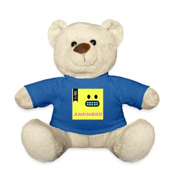 Emoji Day 2022 - Emoji Awkward - Design B - Teddy - Königsblau - Vorne