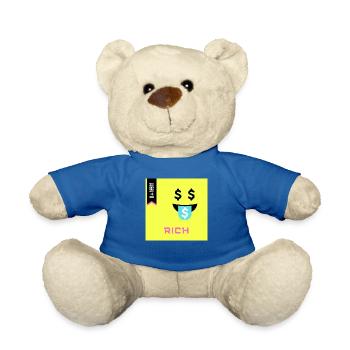 Emoji Day 2022 - Emoji Rich - Design B - Teddy - Königsblau - Vorne