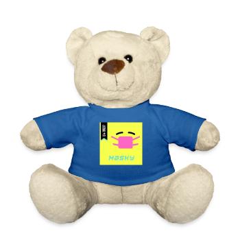 Emoji Day 2022 - Emoji Masky - Design B - Teddy Bear - royal blue - Front