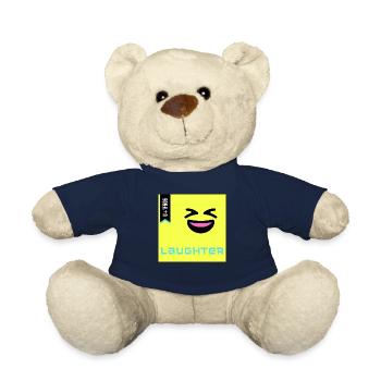 Journée Emoji 2022 - Emoji Rires - Design A - Nounours - bleu marine - Devant
