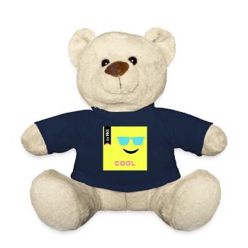 Journée Emoji 2022 - Emoji Cool - Design B - Nounours - bleu marine - Devant