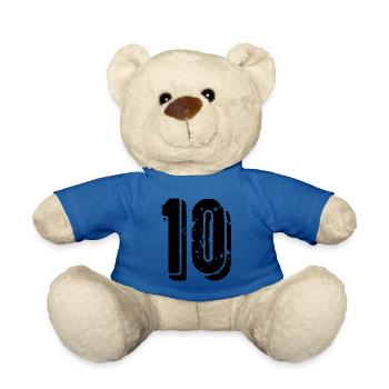 Maillot à 10 chiffres - Nounours - bleu roi - Devant