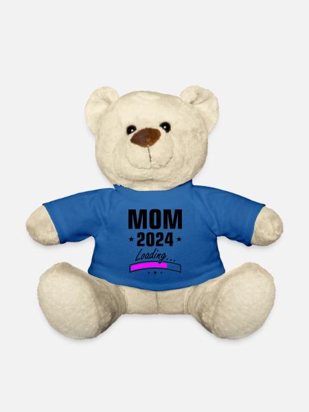 Mama 2024 Loading Mom - Teddy - Königsblau