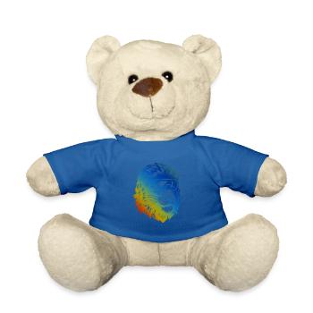 Löwe Ski Brille Bunt - Teddy - Königsblau - Vorne
