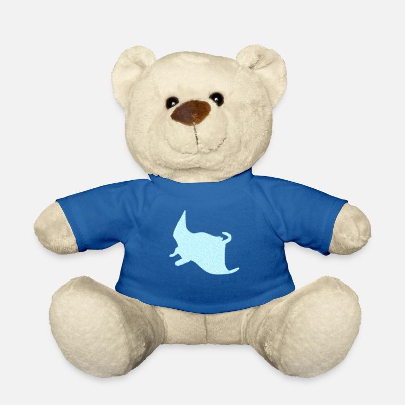Rays Manta - Teddy Bear - royal blue