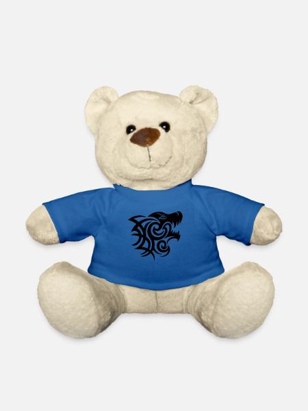 Loup-garou tribal - Nounours - bleu roi
