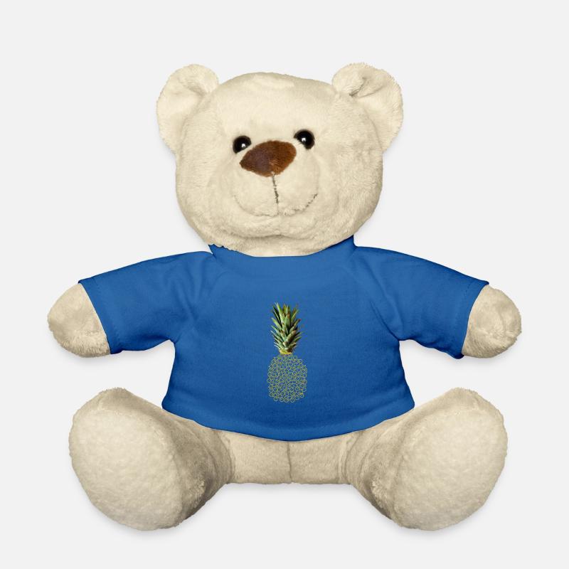 L’ananas de vélo ! - Nounours - bleu roi