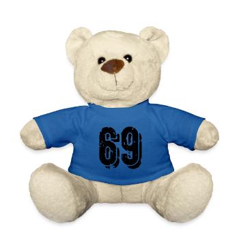 69 Zahl Trikot - Teddy - Königsblau - Vorne