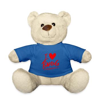 I love baking - Teddy Bear - royal blue - Front