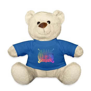 Hockey Retro - Teddy - Königsblau - Vorne