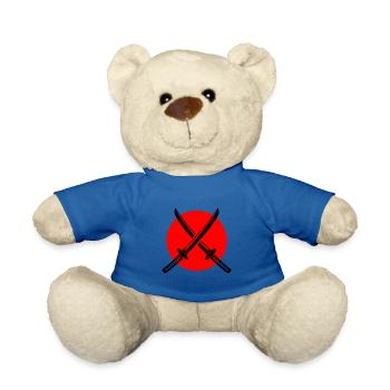 Samurai Schwert Symbol - Teddy - Königsblau - Vorne