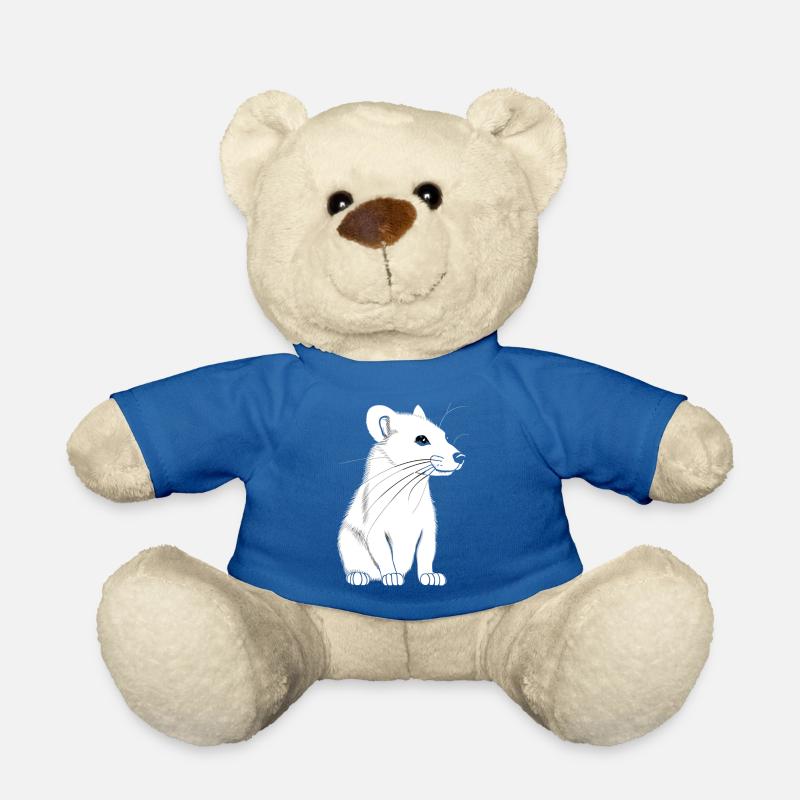 Playful ferret - Teddy Bear - royal blue