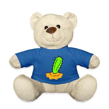 Cactus Plante Épineux Épineux Déserts Cactus - Nounours - bleu roi - Devant