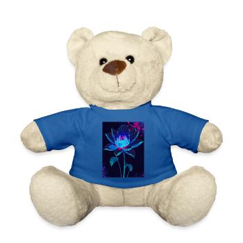 Flourish in the Void - Teddy Bear - royal blue - Front