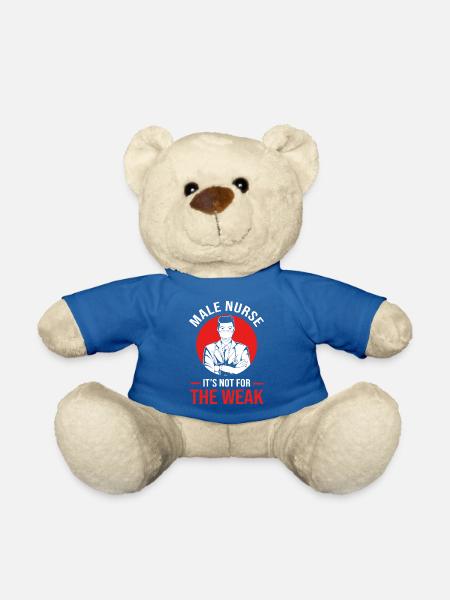 Krankenpfleger Krankenhaus Pfleger Geschenk - Teddy - Königsblau